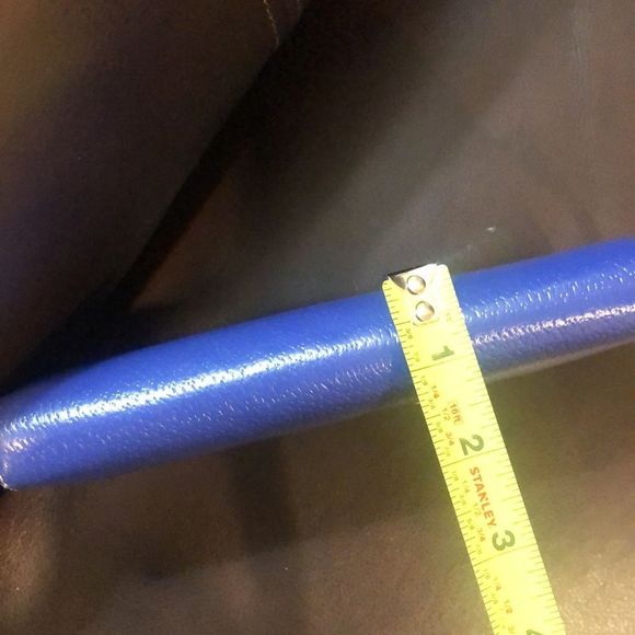 KATE SPADE Cobalt Blue Leather Full Zip Continental Wallet Excellent Condition - Picture 10 of 12